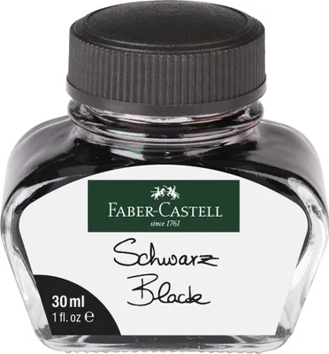 Image de FABER-CASTELL Tintenglas Schwarz 30 ml