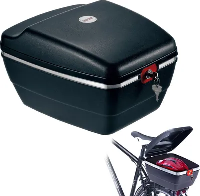 Produktbild von Westmark Fahrradkoffer für alle Gepäckträger, inkl. Befestigungsmaterialien, Diebstahlsicher, 14 Liter, Touring Tresor, 5430GE6S
