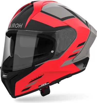 Zdjęcie produktu dla Kask Airoh Matryx Throne, szary mat/pomarańczowy, M (57/58)