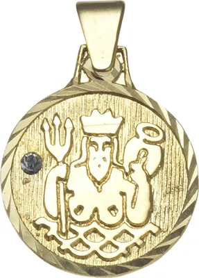 Zdjęcie produktu dla F Wisiorek znak zodiaku Wodnik 333/- żółte złoto