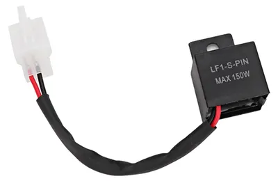 Image de Décodeur de relais de clignotants à 2 broches pour feux de direction à LED, pour moto Kawasaki