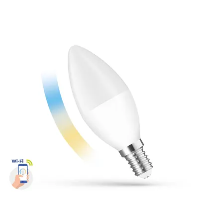 Produktbild von LED E14 B38 Smart Home 5W = 35W 410lm Alexa Google Tuya 2700K-6500K DIMMBAR