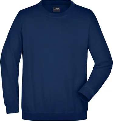 Produktbild von James & Nicholson Sweatshirt Round Sweat Heavy, Gr. 4XL,navy