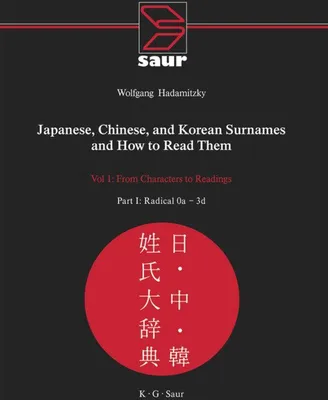 Produktbild von Japanese, Chinese, and Korean Surnames and How to Read Them