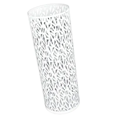Obrázek produktu pro Stojan na deštníky, kovový, volně stojící, kulatý, s otvorem, pro vstupní prostory, kanceláře, hotely, bílý S