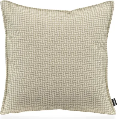 Produktbild von H.O.C.K. Bobo Kissen mit Biese 50x50cm kleingemustert col. 14 lindgrün
