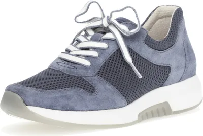 Produktbild von Gabor Comfort Sneaker - Blau Veloursleder Größe: 38.5 Normal