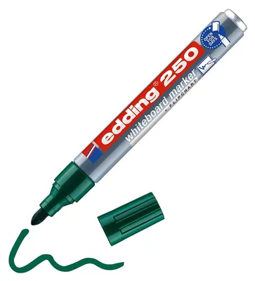 Produktbild von Edding 250, 1 Stück(e), Grün, Rundspitze, 1,5 mm, 3 mm, 138 mm