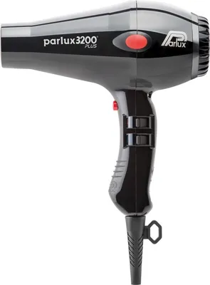 Produktbild von Parlux 3200 Plus, 71 m³/h, Schwarz, Einfarbig, Hängeschlaufe, 3,3 m, 1900 W