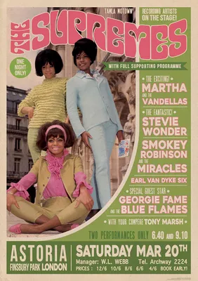 Zdjęcie produktu dla SUPREMES - Motown - Plakat - 59x84 cm