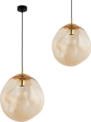 Immagine prodotto di Lampada a sospensione SOL oro-ambra 1xE27x15W vetro, dimensioni: 175x25x25 cm IP20 TK-Lighting