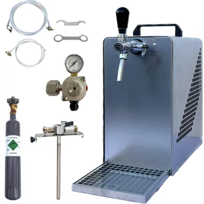 Produktbild von Bierkühler BieTal® Bierzapfanlage 30 L/h KOMPLETTSET 5 Liter Adapter - 0,5Kg CO2