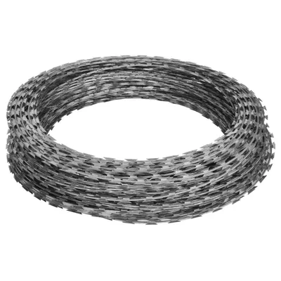 Immagine prodotto di Rulli Filo Spinato 2 pz Elicoidale in Acciaio Zincato 60 m