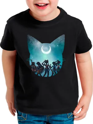 Produktbild von BaumwolleCloud Sailor Scouts Kinder T-Shirt anime manga cosplay crystal