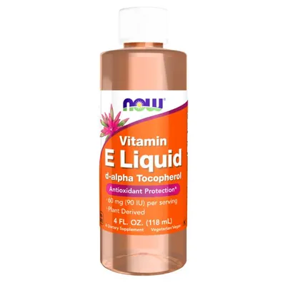 Produktbild von Vitamin E Flüssigkeit 60 mg (90 IE) 118 ml Now Foods