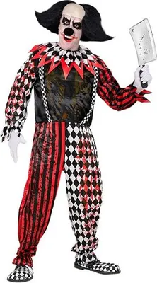 Produktbild von Killerclown Herrenkostüm Deluxe