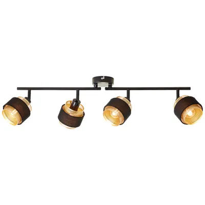 Produktbild von Spotrohr 4flg schwarz gold