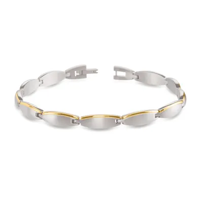 Produktbild von Boccia Armband 03031-02 Titan teilvergoldet