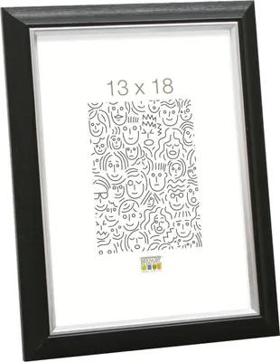 Produktbild von Deknudt Kunststoffrahmen S42JD 18x24 cm schwarz