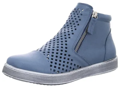 Immagine prodotto di andrea conti scarpe donna stivaletti zip blu tempo libero, numero di scarpe:40 EU