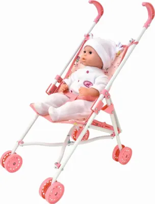 Produktbild von Dolls World Faltbarer Puppenbuggy