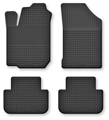Zdjęcie produktu dla Dywaniki gumowe do Renault Laguna III 2007-2015 (liftback/kombi) – 4 szt., czarne, dobierane – Wielganizator Semi-Universal