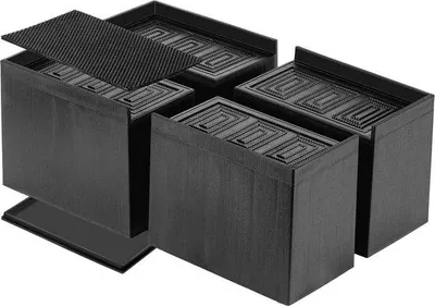 Immagine prodotto di Rialzi per mobili per carichi pesanti - Montanti del letto rialzati