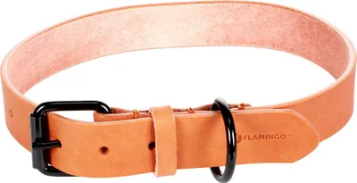 Produktbild von Flamingo Halsband Leano cognac, Maße: 52 - 62 cm / 30 mm