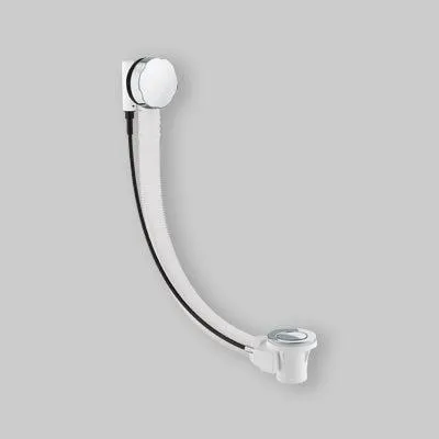 Zdjęcie produktu dla Rura odpływowa do wanny z polipropylenu, 1"1/2, długość 81–90 cm