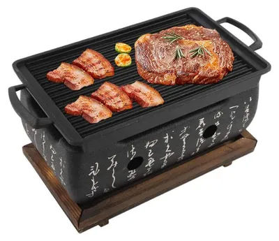 Produktbild von Japanischer Stil Grill - Holzkohle Grill - Mini BBQ - Familienfreundlich - Hochwertige Materialien