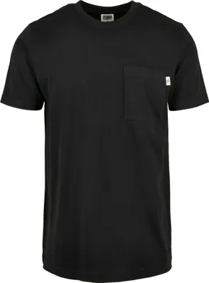 Produktbild von Urban Classics - ORGANIC Baumwolle Pocket Shirt schwarz - 3XL