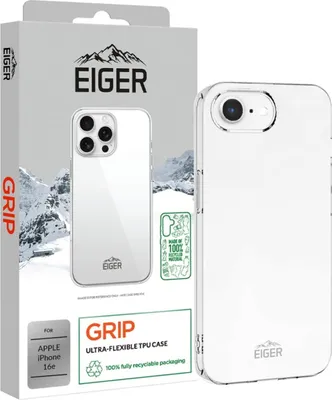 Produktbild von Eiger Grip Case iPhone 16e transparent