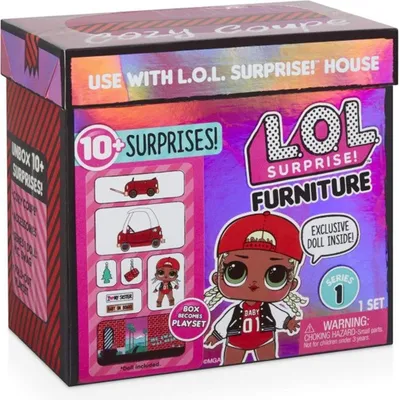 Zdjęcie produktu dla L.O.L. Surprise - Samochód meblowy Cozy Coupe i lalka M.C. Swag