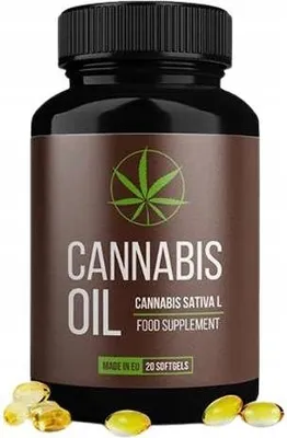 Obrázek produktu pro Doplněk stravy Cannabis Oil 20 kapslí