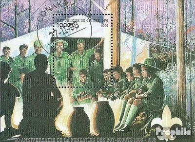 Produktbild von Briefmarken Guinea 1998 Mi Block569 (kompl.Ausg.) gestempelt Pfadfinder-Organisation
