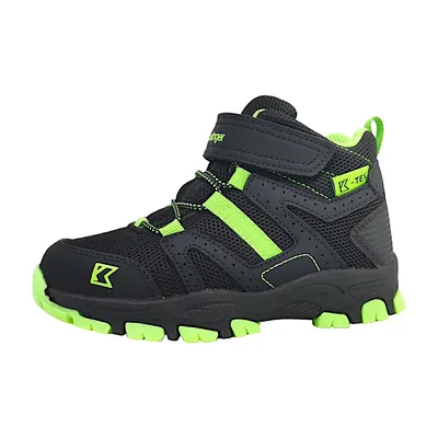 Image de Kastinger Jouko Chaussures pour enfants garçons Bottes à lacets Noir Loisir, Taille:34 EU