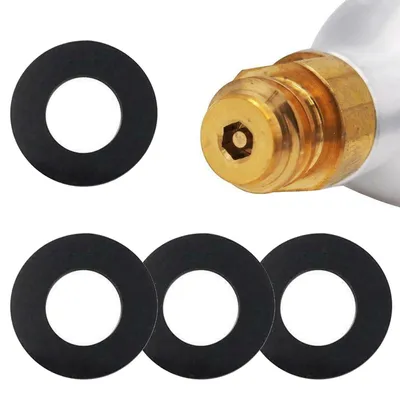 Ersatzdichtungen für Sodastream, 4 Stück, 19x10x3 mm, schwarz