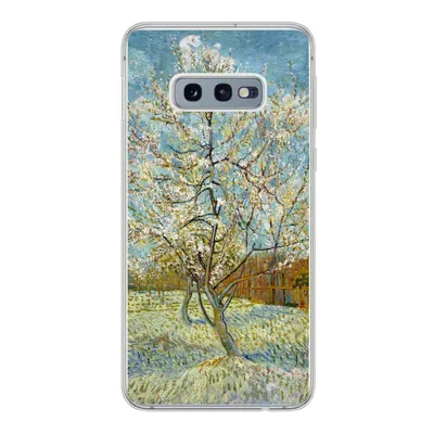 Produktbild von MuchoWow® Handyhülle Schutzhülle Hülle für Samsung Galaxy S10e Blühender Pfirsichbaum - Vincent van Gogh Silikon Softcase Handy Hülle - Handy