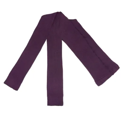 Produktbild von Kinder Leggings aus Baumwolle Einfarbig Rippe 1:1 Brombeere Größe 134-146
