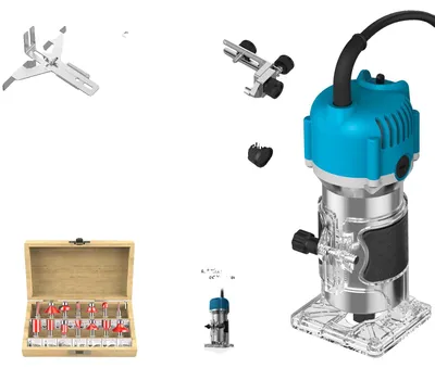 Obrázek produktu pro Frézka na dřevo, výkon 800 W, otáčky 30 000 ot./min, EU