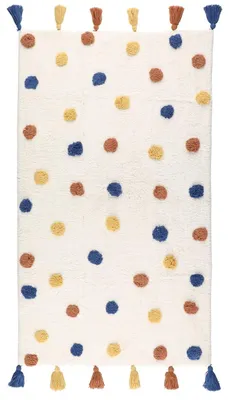 Produktbild von Gepunkteter Baumwollteppich, 70 x 120 cm