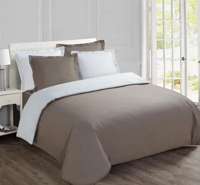 Produktbild von Omgoods – Bettwäsche-Set aus 100% Baumwolle, 240 x 260 cm, mit 2 Kopfkissenbezügen