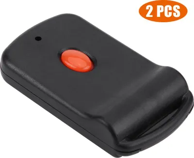 Obrázok produktu pre Diaľkový ovládač brány, čierny vysielač pre garážové brány, plast, 23 A, 12 V, pre 300 MHz Multicode