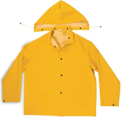 Productafbeelding van Regenkleding R101, 3-delig, geel, X-Large - Waterdichte regenbroek en -jas