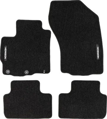 Image de Tapis de Sol de Voiture pour Mitsubishi ASX I 2010-2022 Velours Noir 4Pcs