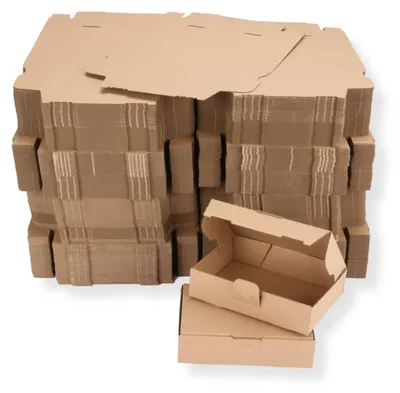 Produktbild von Maxibriefkarton DIN A6 - 180 x 130 x 45 mm / DHL Kleinpaket, braun 400 Stück