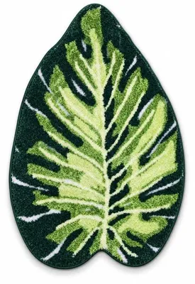 Image de Tapis de sol en microfibre douce avec un motif botanique – MONMAT