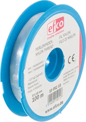 Produktbild von Polyamid Faden, Zugkraft 0,9 kg, klar, 100 m ø 0,15 mm