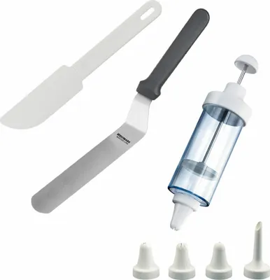 Produktbild von Westmark Backset 3tlg., Garnierspritze + Winkelpalette +Schaber, 311522E6