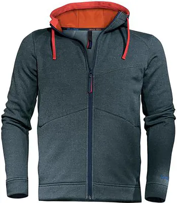 Productafbeelding van Uvex suXXeed, hoodie, heren, grijs, oranje, maat S, 2 zakken, rits